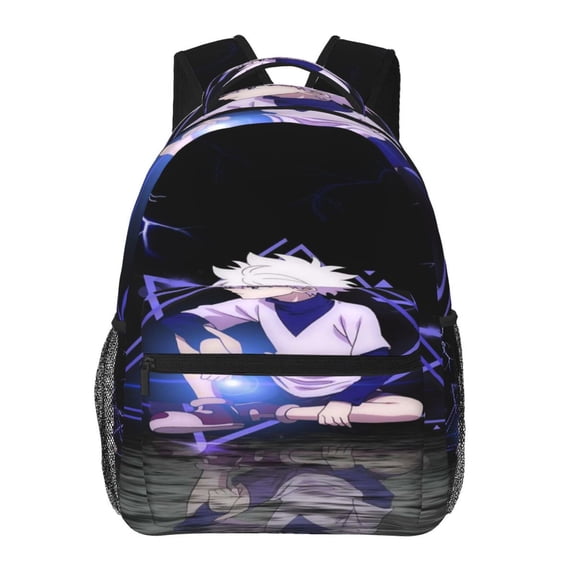 Hunter X Hunter Killua Lightning Backpack Cute Cartoon Lightweight Backpacks Portable Outdoor Travel