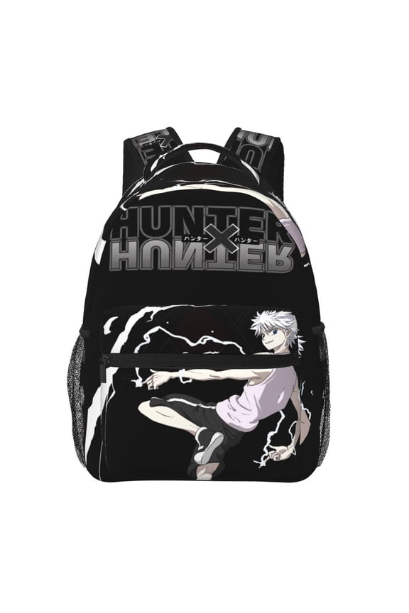 Hunter X Hunter Killua Lightning Backpack Cute Cartoon Lightweight Backpacks Portable Outdoor Travel