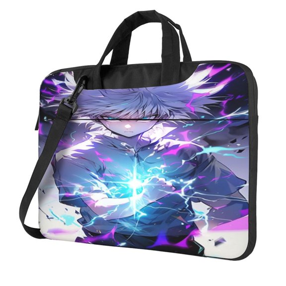 Hunter X Hunte Killua Lightning Laptop Carrying Bag Tablet Cover Notebook Shoulder Bag with Handle