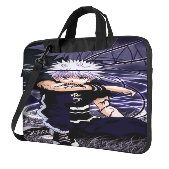 Hunter X Hunte Killua Lightning Laptop Carrying Bag Tablet Cover Notebook Shoulder Bag with Handle