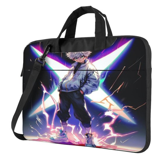 Hunter X Hunte Killua Lightning Laptop Carrying Bag Tablet Cover Notebook Shoulder Bag with Handle