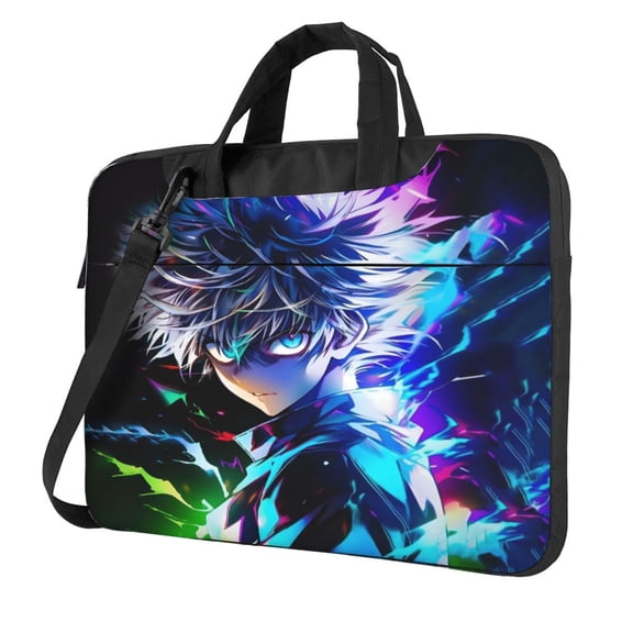 Hunter X Hunte Killua Lightning Laptop Carrying Bag Tablet Cover Notebook Shoulder Bag with Handle