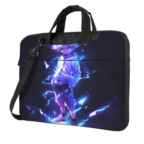 Hunter X Hunte Killua Lightning Laptop Carrying Bag Tablet Cover Notebook Shoulder Bag with Handle