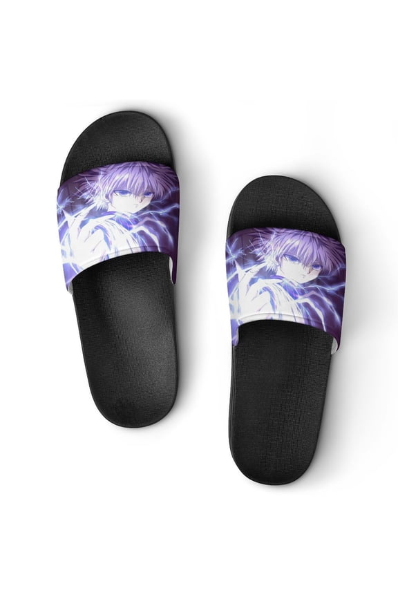 Hunter X Hunte Killua Lightning Summer Slippers for Men Women Kid Slippers Slide Sandal Non-Slip