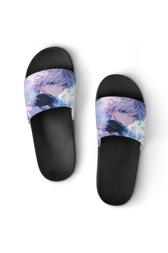 Hunter X Hunte Killua Lightning Summer Slippers for Men Women Kid Slippers Slide Sandal Non-Slip