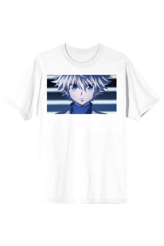 Hunter X Hunter Killua Zoldyck Men's White T-shirt-Large