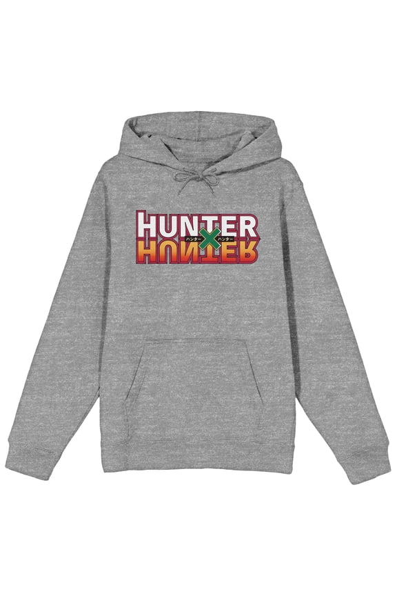 Hunter X Hunter Logo Men's Athletic Heather Sweatshirt-XXL