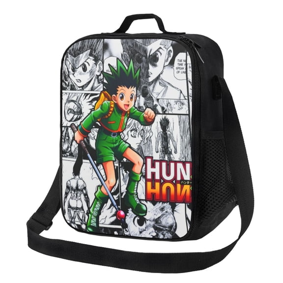 Hunter X Hunter Lunch Bag Lunch Box Lightweight Durable Lunch Tote Bag Portable Reusable Lunch Box Tote For Work Sport Picnic Camping