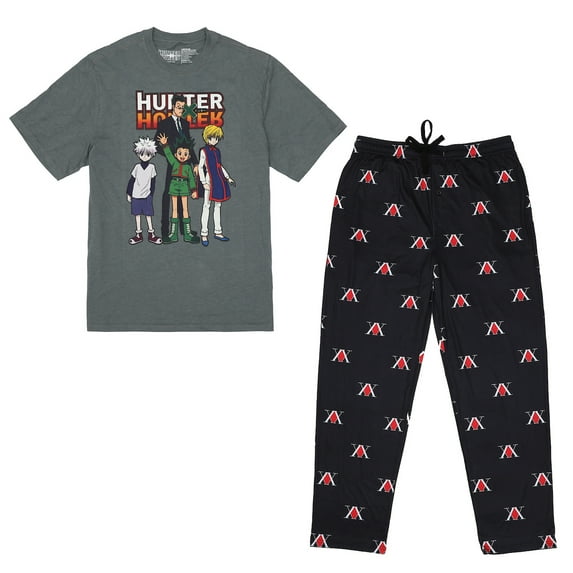 Hunter X Hunter Main Characters Men's Sleep Set-Medium