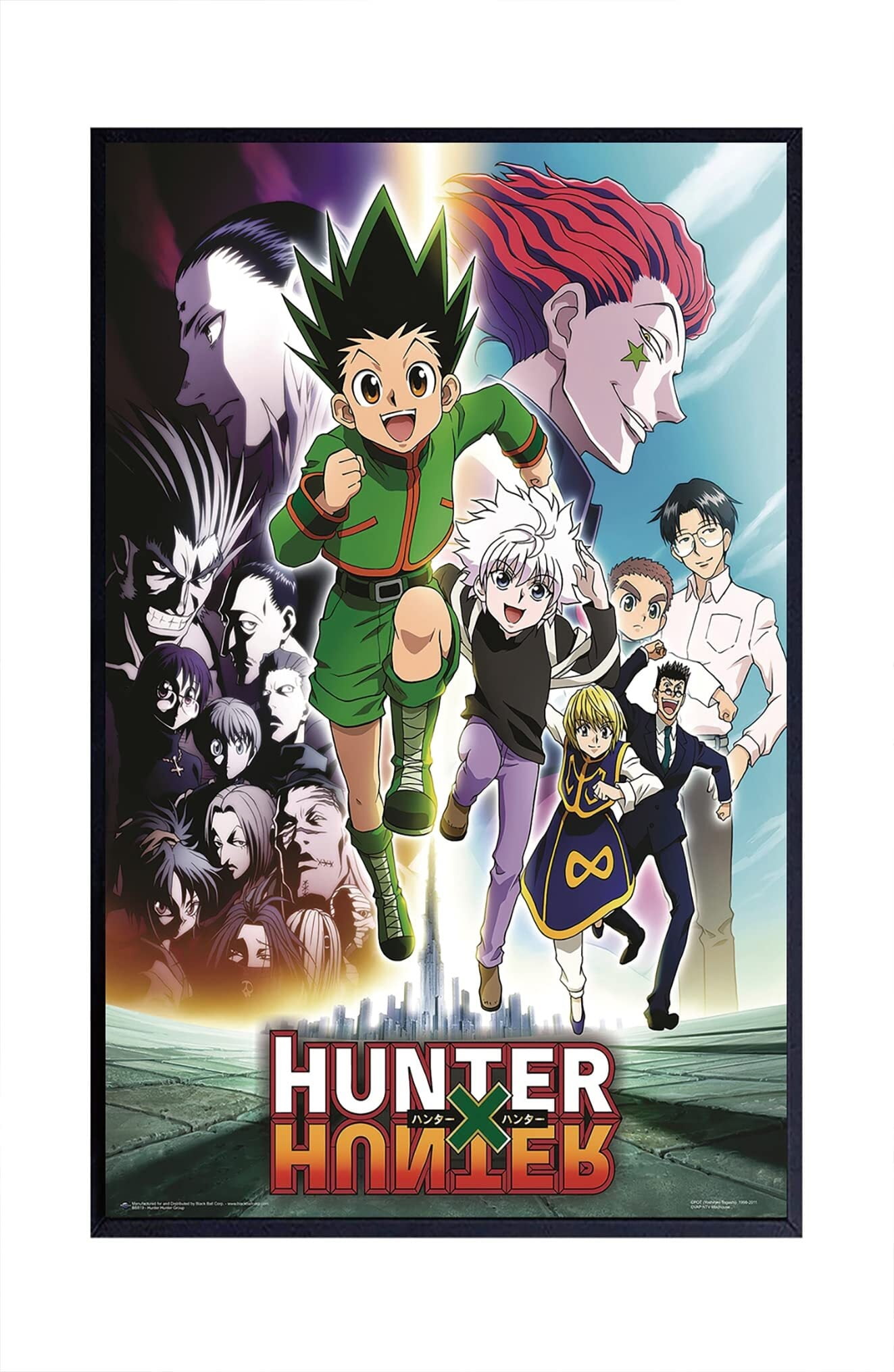 Hunter X Hunter - Manga/Anime TV Show Poster (Key Art - Running) Cool ...