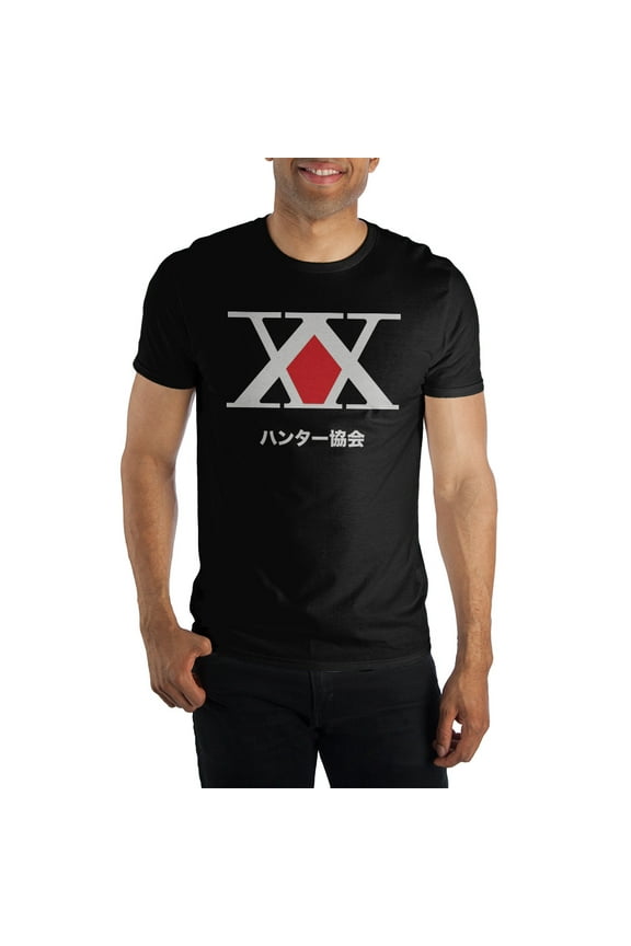 Hunter X Hunter Men's Black Short-Sleeve T-Shirt- Medium
