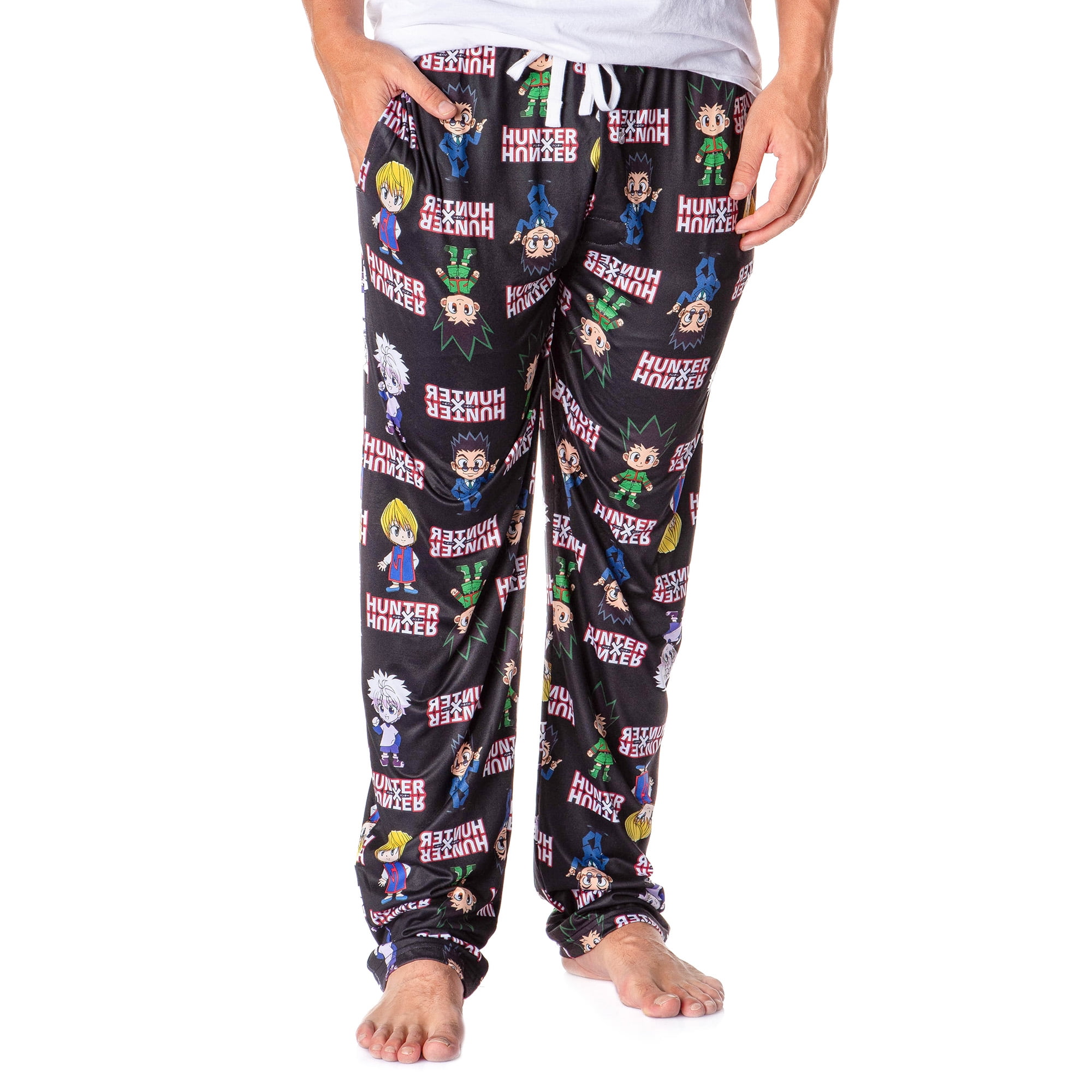 Hunter X Hunter Men's Gon Killua Kurapika Leorio Lounge Pajama Pants