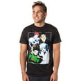 thumbnail image 1 of Hunter X Hunter Mens' Character Box Design Anime Graphic Print T-Shirt, 1 of 5