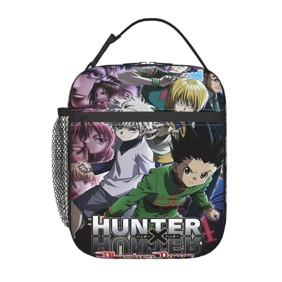 Hunter X Hunter Portable Lunch Bag, Insulated Lunch Box, Reusable Cooler Totes Bag For Camping Hiking Travel Picnic