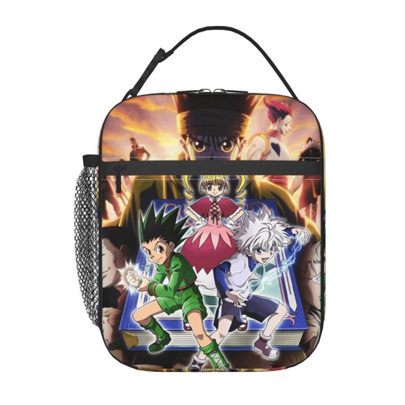 Hunter X Hunter Portable Lunch Bag, Insulated Lunch Box, Reusable Cooler Totes Bag For Camping Hiking Travel Picnic