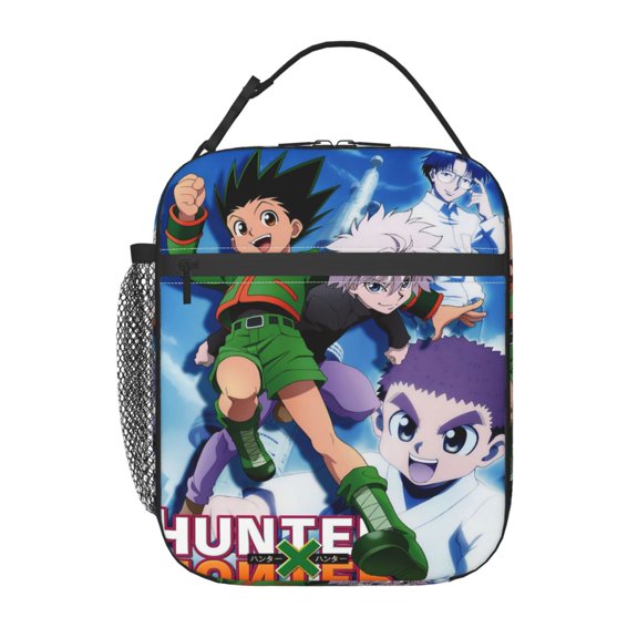 Hunter X Hunter Portable Lunch Bag, Insulated Lunch Box, Reusable Cooler Totes Bag For Camping Hiking Travel Picnic