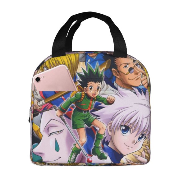 Hunter X Hunter Portable Lunch Bag, Insulated Lunch Box, Reusable Cooler Totes Bag For Camping Hiking Travel Picnic