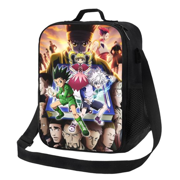 Hunter X Hunter Portable Lunch Bag, Insulated Lunch Box, Reusable Cooler Totes Bag For Camping Hiking Travel Picnic