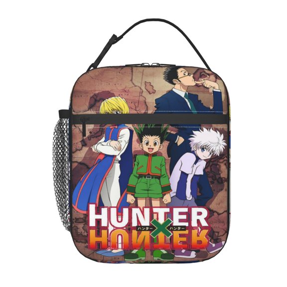 Hunter X Hunter Portable Lunch Bag, Insulated Lunch Box, Reusable Cooler Totes Bag For Camping Hiking Travel Picnic