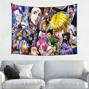Hunter X Hunter Tapestry Anime Poster Large Background Wall Art Bedroom Wall Decor For Birthday Party 60x40in