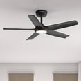 thumbnail image 1 of Hunter ZenTech 44 Inch Smart Ceiling Fan with LED Light for Patio, Indoor/Outdoor Damp Rated, 5-Blade, Matte Black, Wi-Fi Enabled, Works with Alexa, Google & Apple, 1 of 20