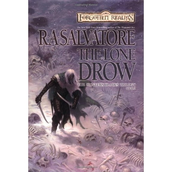 Pre-Owned The Lone Drow (Forgotten Realms: The Hunter's Blades Trilogy, Book 2) (Hardcover) 0786930128 9780786930128