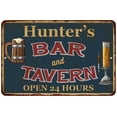 thumbnail image 1 of Hunter's Green Bar & Tavern Rustic Sign Decor 8x12 108120047415, 1 of 1