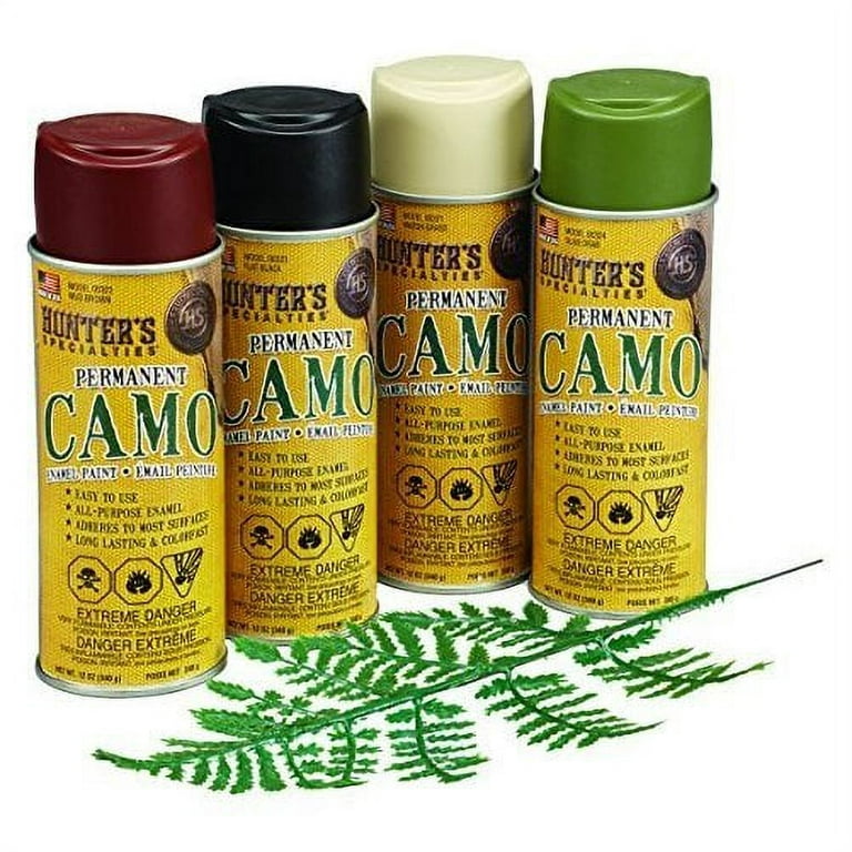 Hunters Specialties Permanent Camo Spray Paint, Olive Drab - 12 oz can