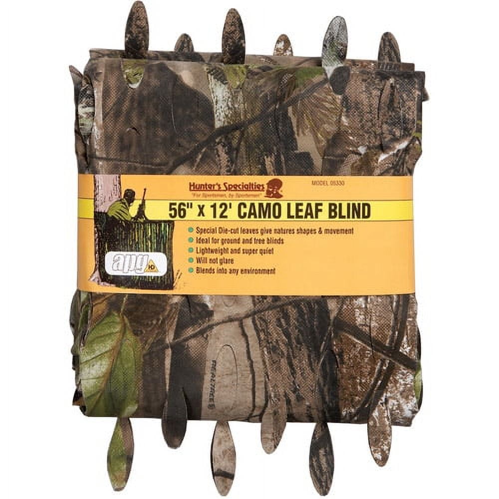 GSM Outdoors Leaf Blind Material in Realtree Edge Camo - 56" x 12'