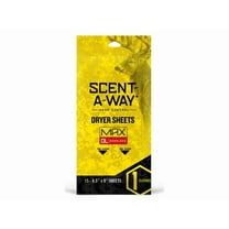Hunter's Specialties Scent-A-Way MAX Odorless Scent Elimination Dryer Sheets Pack of 15