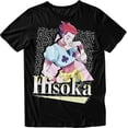 thumbnail image 1 of Hunter x Hunter Anime Character Gon Freecss Killua Hisoka Men s Black T-Shirt Hisoka X-Large, 1 of 4