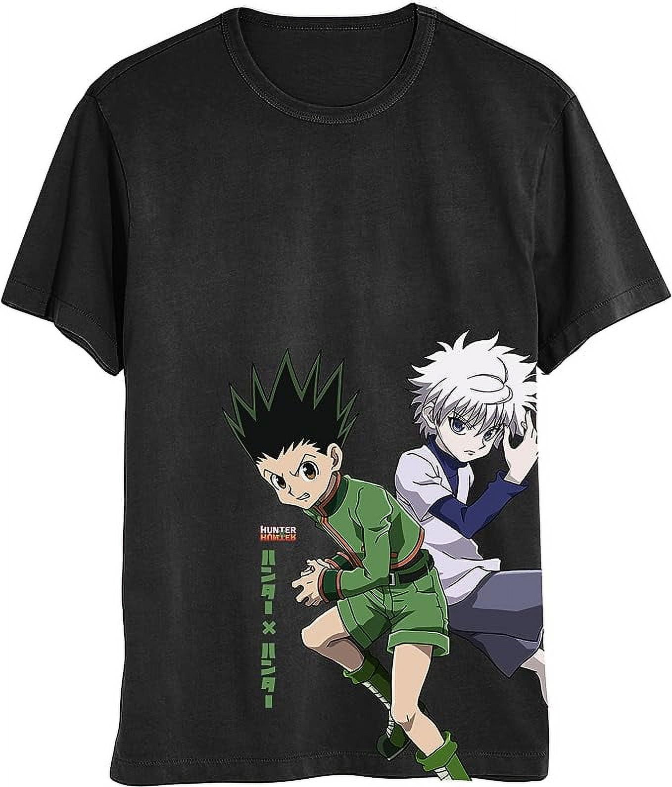 Hunter x Hunter Mens Killua Black Shirt New S, M, L, XL