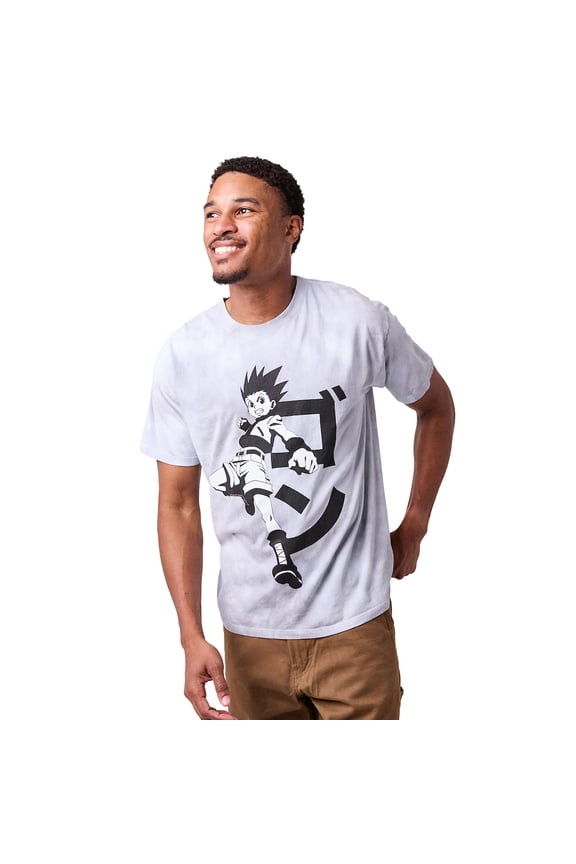 Hunter x Hunter Gon Freecss Adult Cloud Wash Short Sleeve Tee-XL