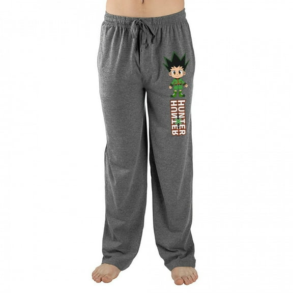 Hunter x Hunter Gon Freecss Character with Logo Sleep Pants-XLarge (40-42)