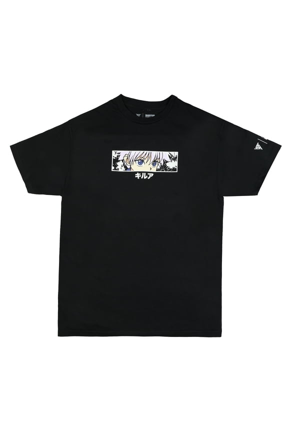 Hunter x Hunter Shirt Men's Killua Eyes Anime Short Sleeve Graphic Tee