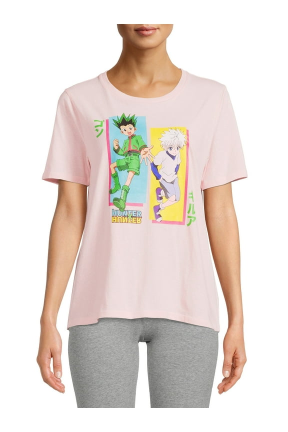 Hunter x Hunter Women's Graphic T-Shirt with Short Sleeves