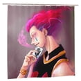thumbnail image 1 of HunterXHunter Hisoka Bathroom Shower Curtain,Bath Curtains Durable Waterproof Bath Curtain with 12 Hooks,72x72in, Adluts Girls Boys Bathroom Decor House Gifts, 1 of 7