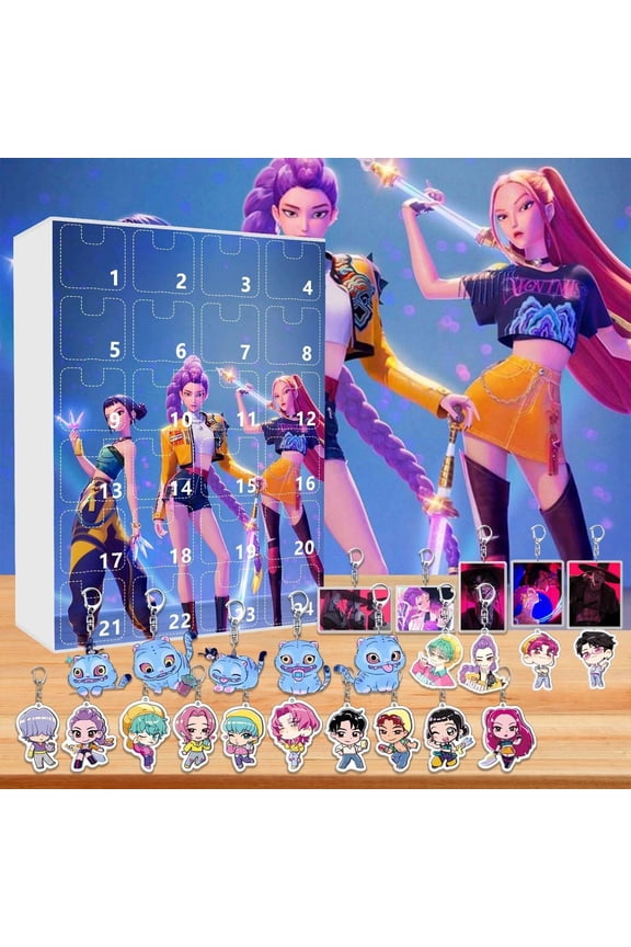 Hunters Advent Calendar 2025, Keychain Countdown Calendar with 24 Keychain Toys Gifts, Halloween Christmas Decorations Advent Calendar for Kids Adult Teens Ornaments Gifts