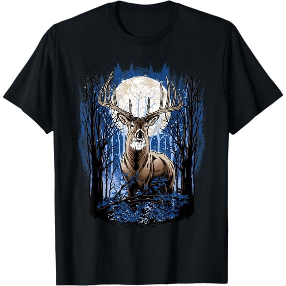 Hunters Deer Hunting Big Whitetail Buck Softstyle Unisex T-Shirt,Black Color,Size 4T