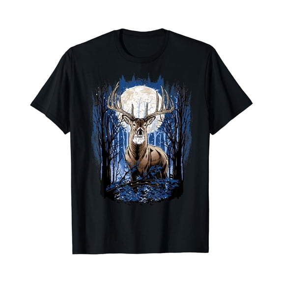 Hunters Deer Hunting Big Whitetail Buck T-Shirt