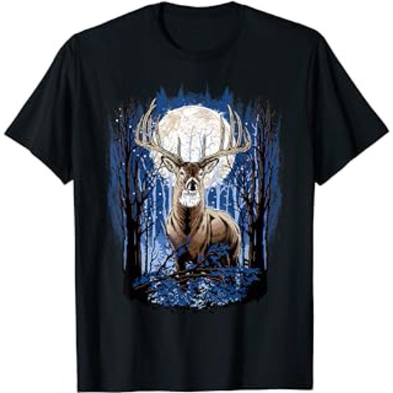 Hunters Deer Hunting Big Whitetail Buck T-Shirt