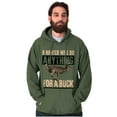thumbnail image 1 of Hunters Do Anything for a Buck Pun Hoodie Sweatshirt Women Men Brisco Brands S, 1 of 6