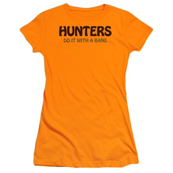 - Hunters Do It - Juniors Teen Girls Cap Sleeve Shirt - X-Large