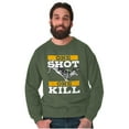 thumbnail image 1 of Hunters One Shot Buck Hunting Unisex Plus Size Sweatshirt Brisco Brands 5X, 1 of 6