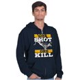 thumbnail image 1 of Hunters One Shot Buck Hunting Zip Up Hoodie Men's Women's Brisco Brands L, 1 of 6