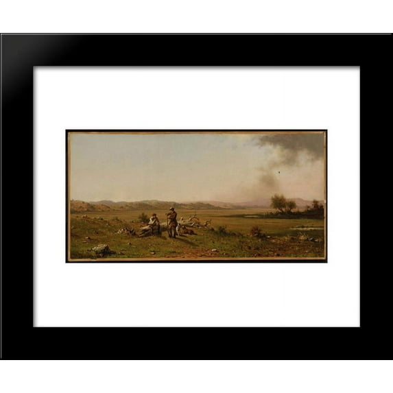 Hunters Resting 20x24 Framed Art Print by Martin Johnson Heade