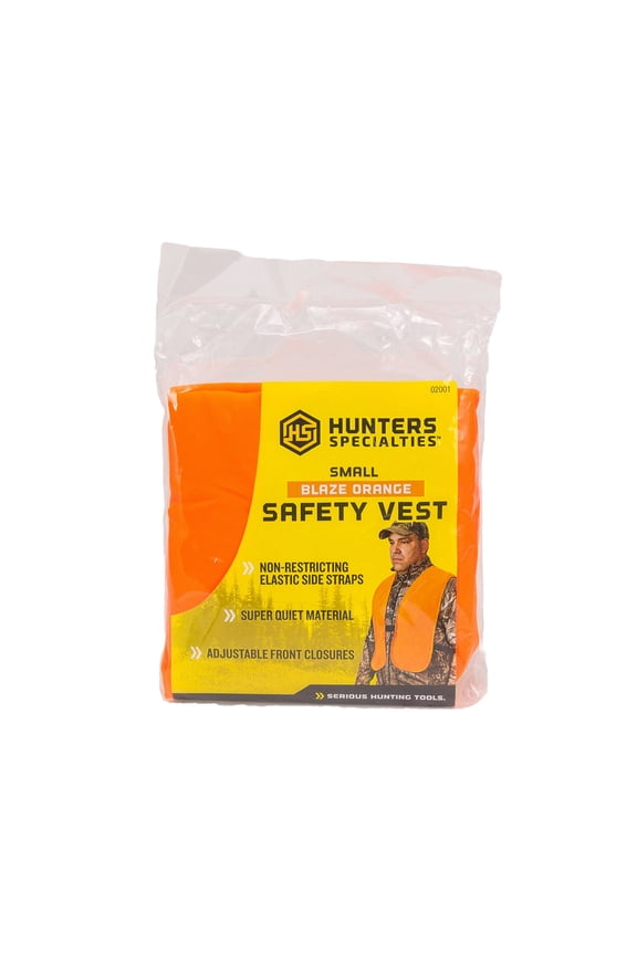 Hunter's Specialties Hunters Safety Vest, Blaze Orange, Youth/Small