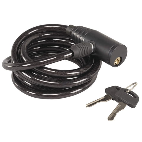 Hunters Specialties 6 ft Cable Lock with Key - Hunting Weather-Resistant Heavy Duty Anti-Theft Security Cable for Treestands, Trail Cameras & Outdoor Gear (1 PACK)