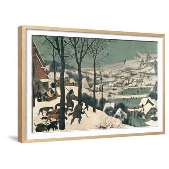 Hunters in the Snow, February, 1565, Scenic Seasons Framed Art Print Wall Art by Pieter Bruegel the Elder Sold by ArtCom