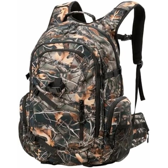 Hunting Backpack for Men, Waterproof Camo Backpacks for Hunt with Rain Cover, Durable Large Capacity Day Pack Hunting Gear Accessories for Men$$Other
